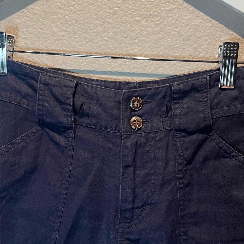 Patagonia Women’s Island Hemp Cropped Capri Pants Blue Size 4 - Picture 4 of 11